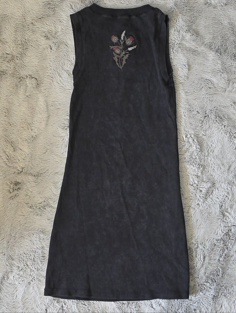 Disturbia Acid Washed Ribbed Minidress - Picture 3 of 3